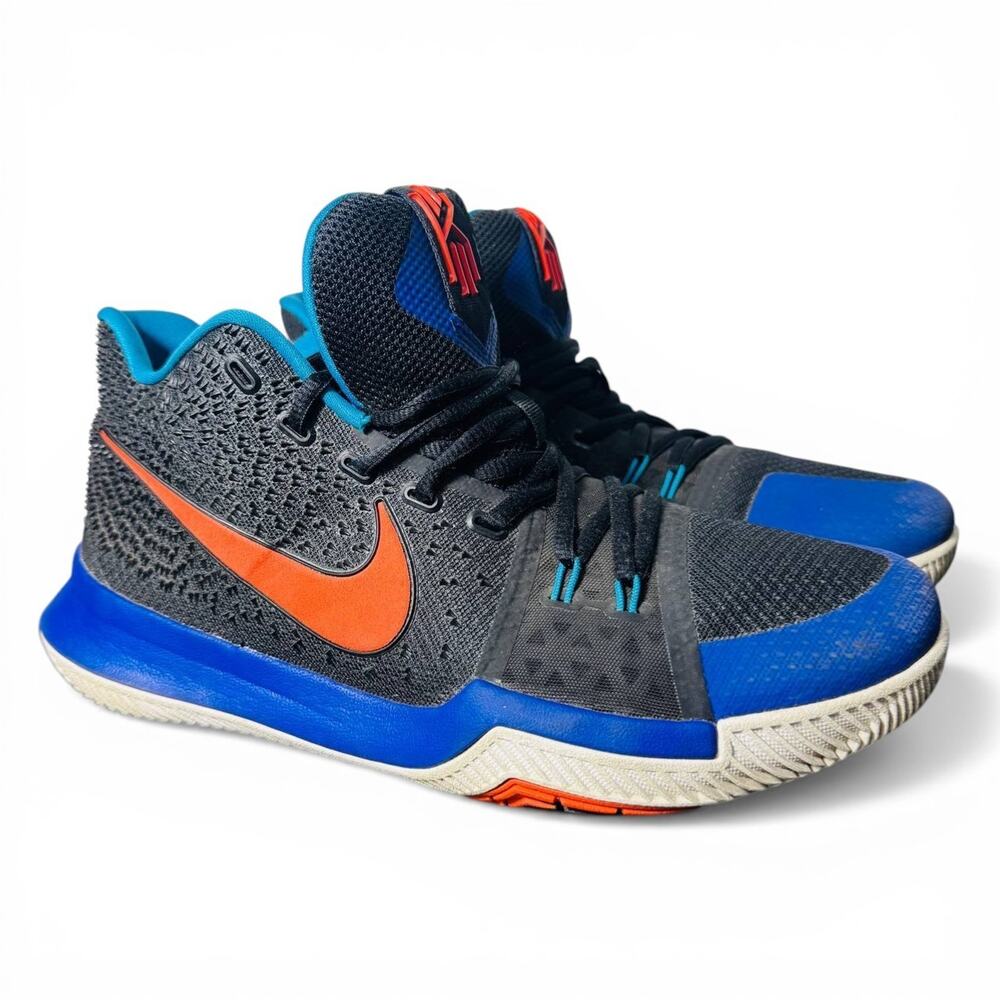 Nike Kyrie Flytrap 2 Black Blue Orange Mens Size 9.5 852395-007 Basketball Shoes